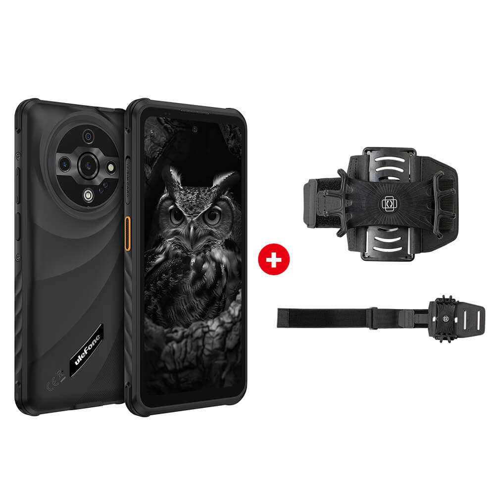 Rugged Phone Armor X31 Pro Classic Black with Sports Armband