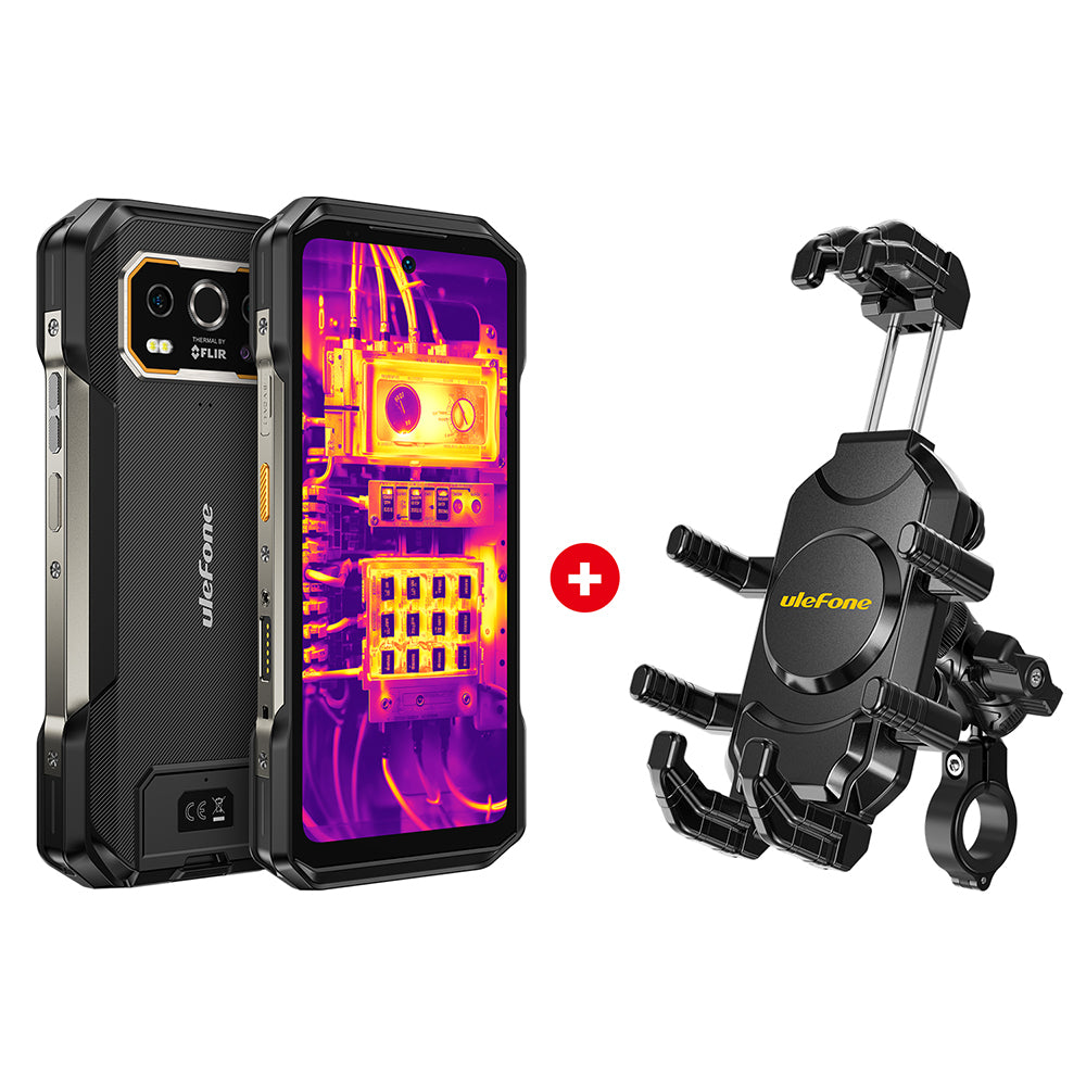 Ulefone Armor 27T Pro Rugged Smartphones Black with Armor Mount Pro