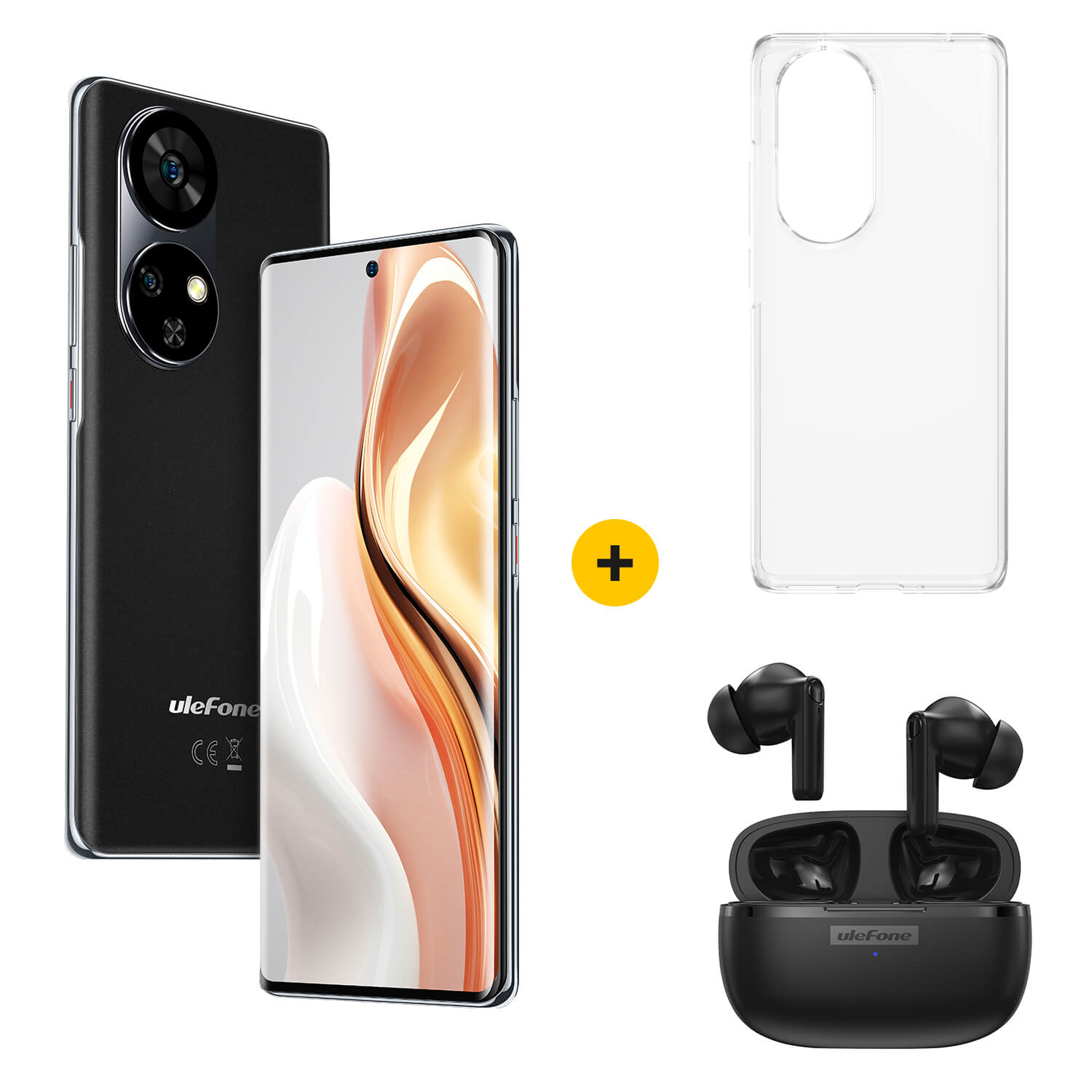 Ulefone Note 17 Pro Black Smartphones With TPU and Buds