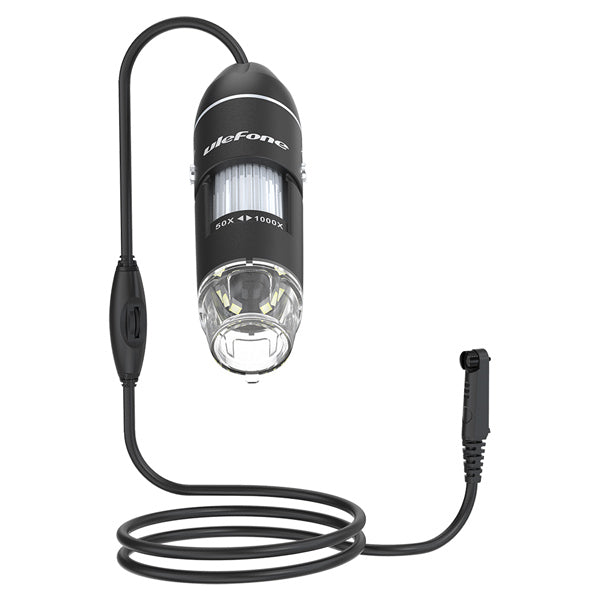 Microscopio Per Smartphone 100X Con LED UV E Filtro CPL, Lente Macro A 4 Elementi Per Pelle, Gioielli E Biologia