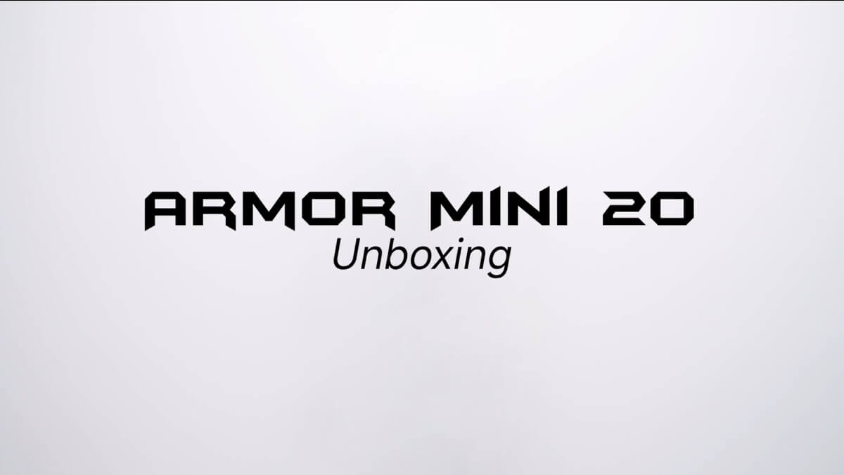 Mini rugged small phone Ulefone Armor Mini 20 unboxing video