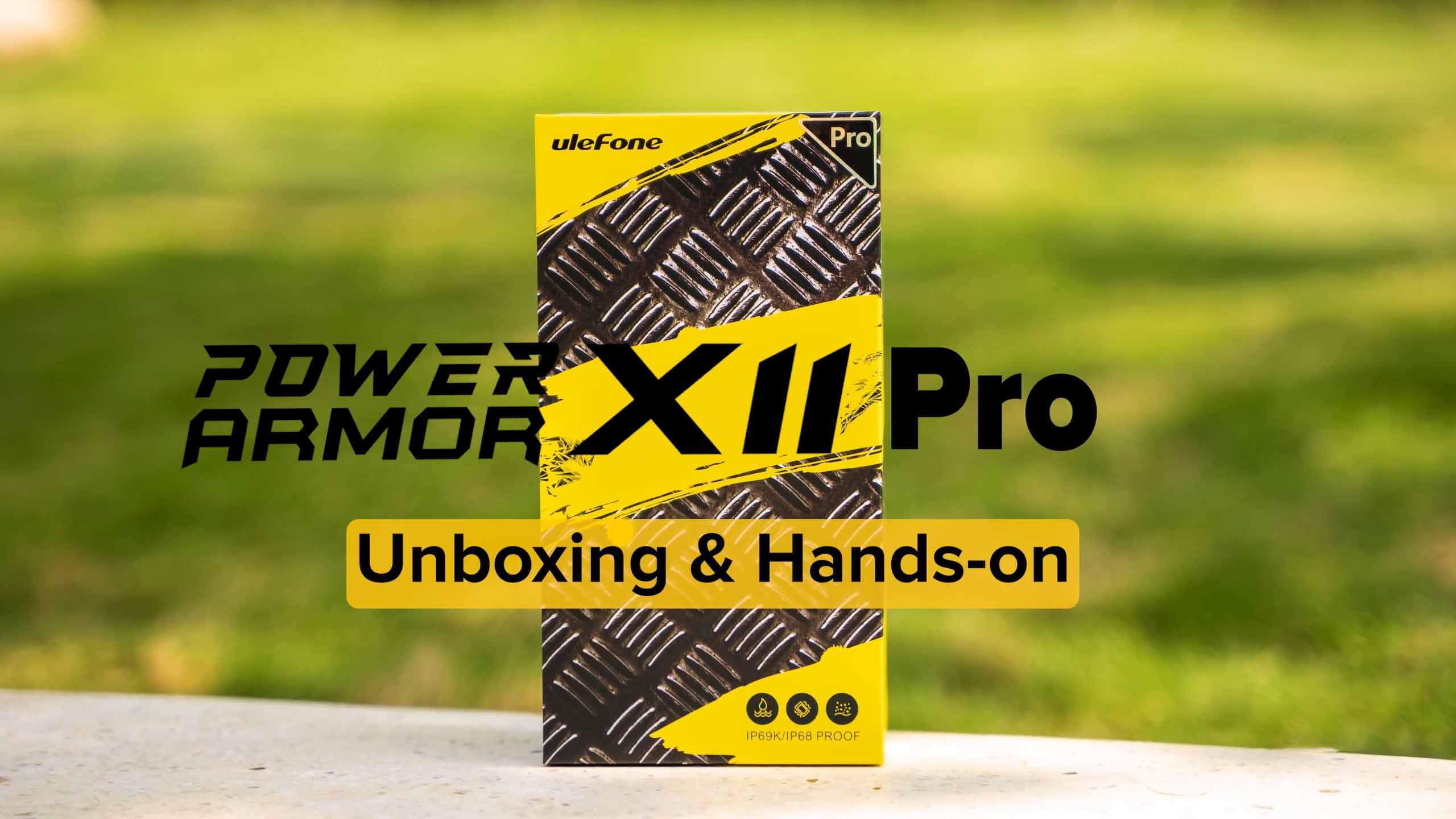 Ulefone Power Armor X11 Pro Waterproof Phones Unboxing Video