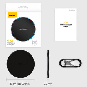 UF005 Pad di Ricarica Wireless 15W