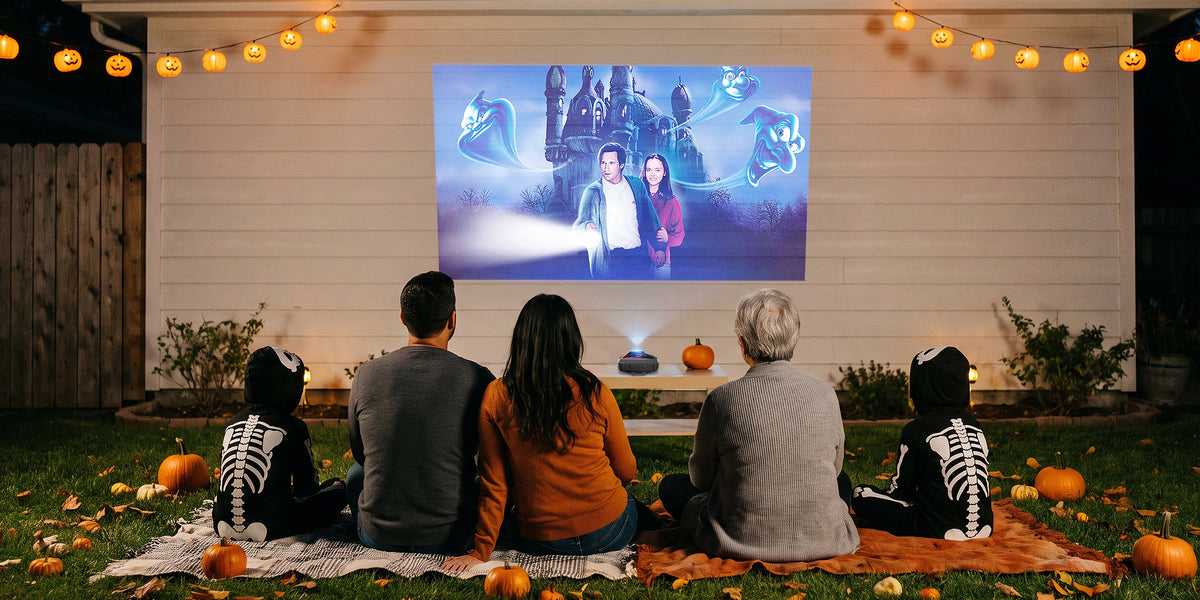 Halloween Backyard Family Movie Night