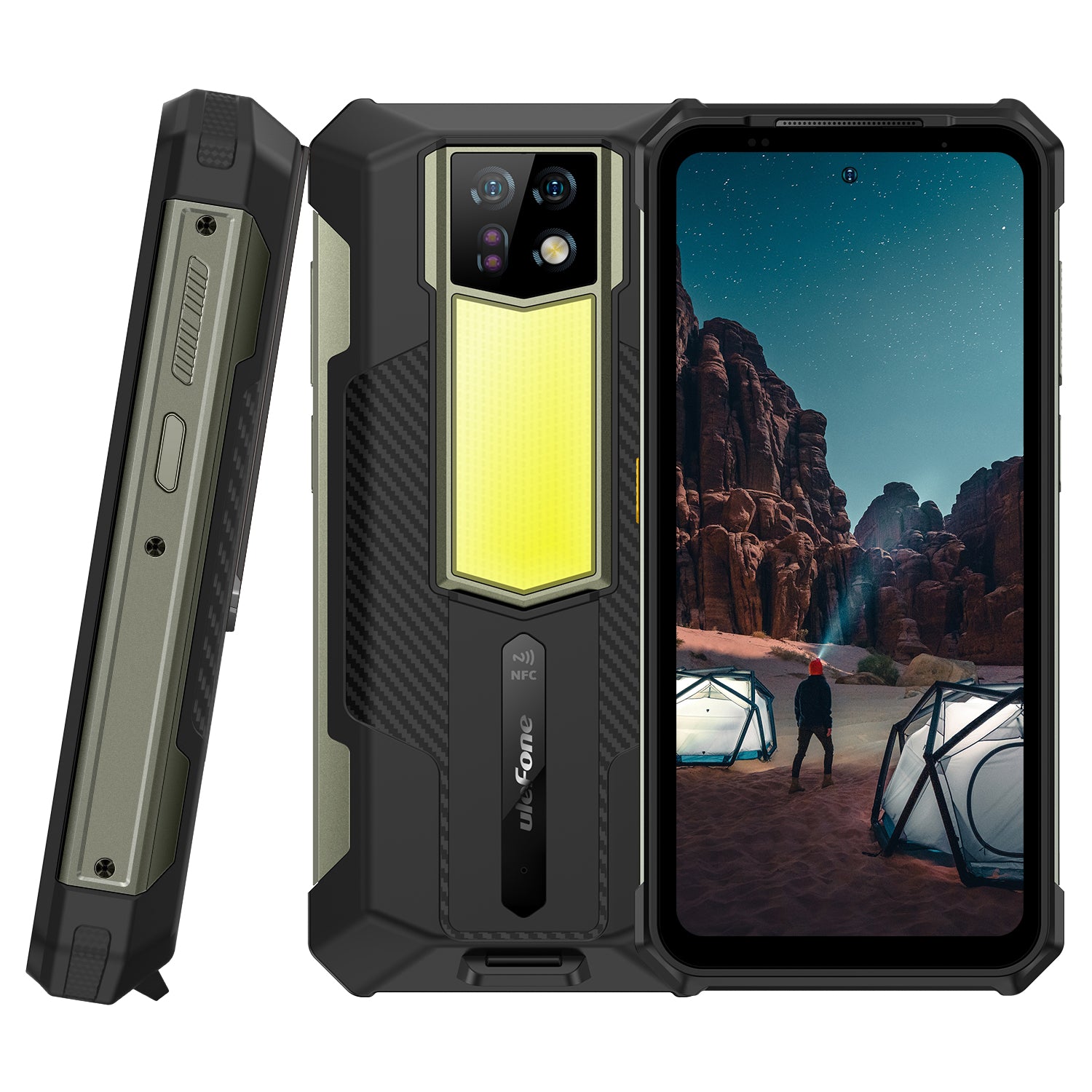 Armor 24 Best Phone For Construction Workers, has Night Vison, Versatile Light, Large Battery, Fast Charging.