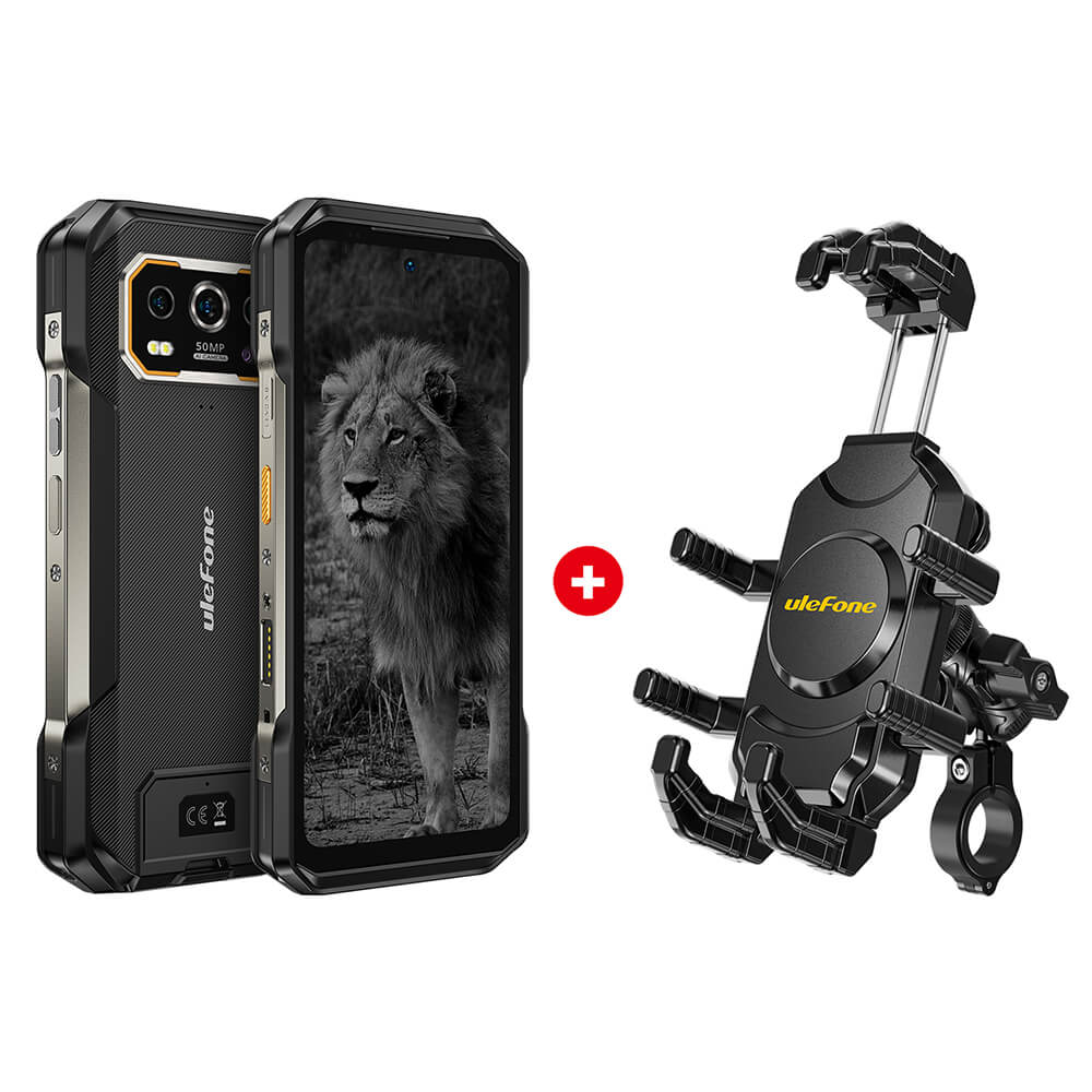 Rugged Phones Ulefone Armor 27 Pro Black With Armor Mount Pro