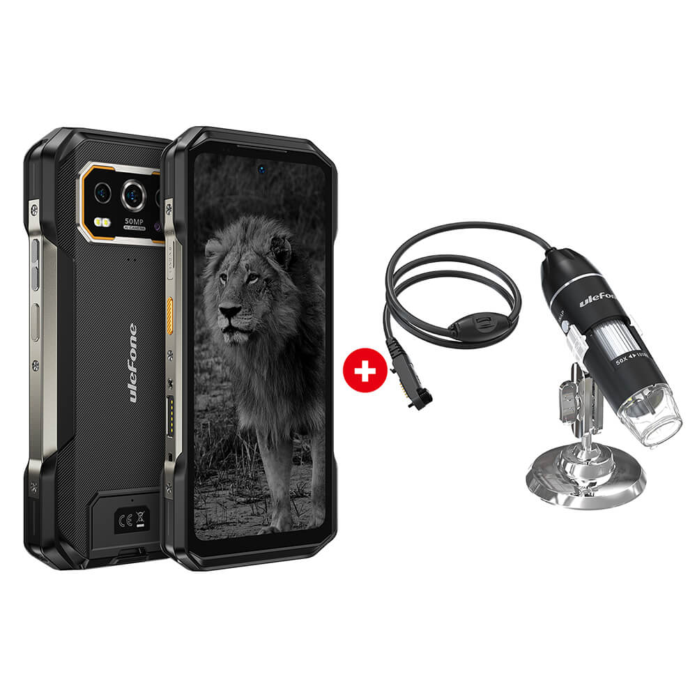 Rugged Smartphone Ulefone Armor 27 Pro Black With uSmart C01