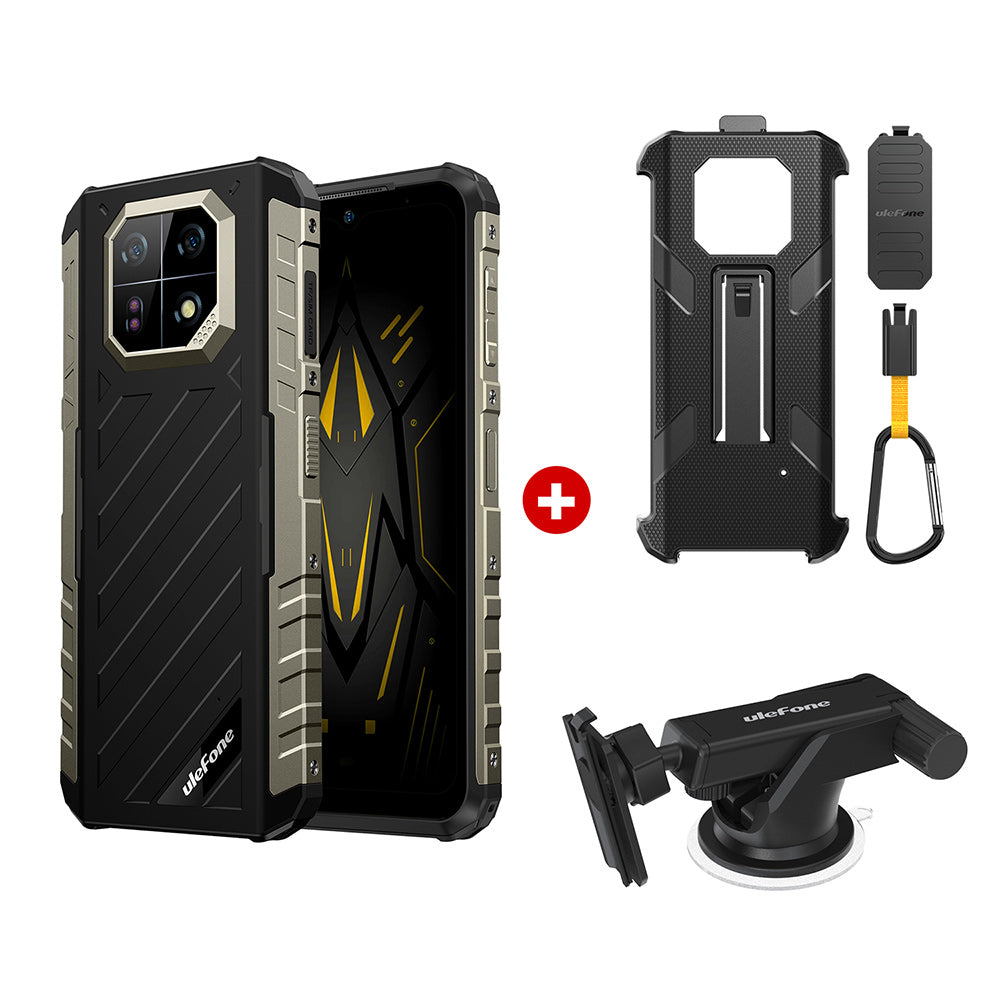 Military Rugged Smarphone Armor 22 with Case, Mount