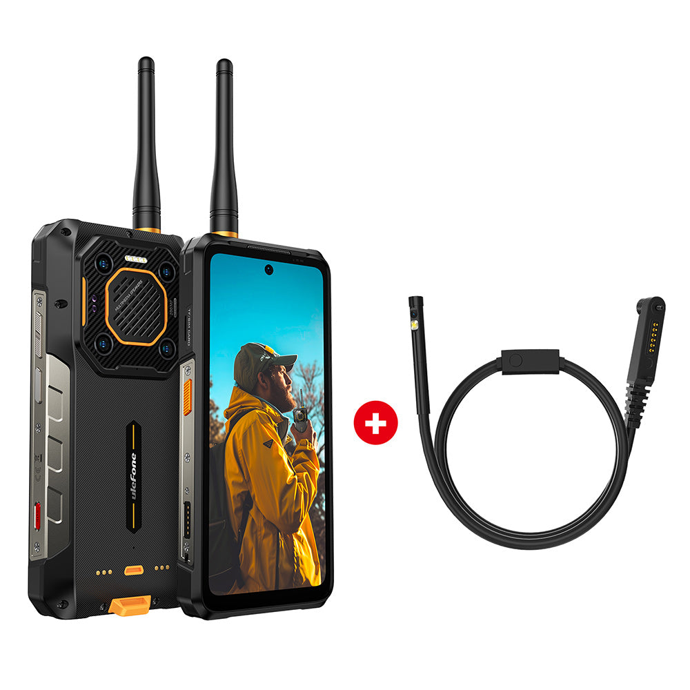 Strongest Phone Armor 26 Ultra Walkie-Talkie Phone with Ulefone accessories uSmart E02