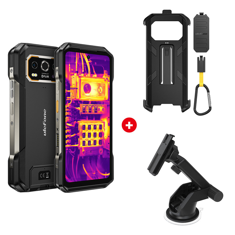 Ulefone Armor 27T Pro Black with Armor Case and Armor Mount