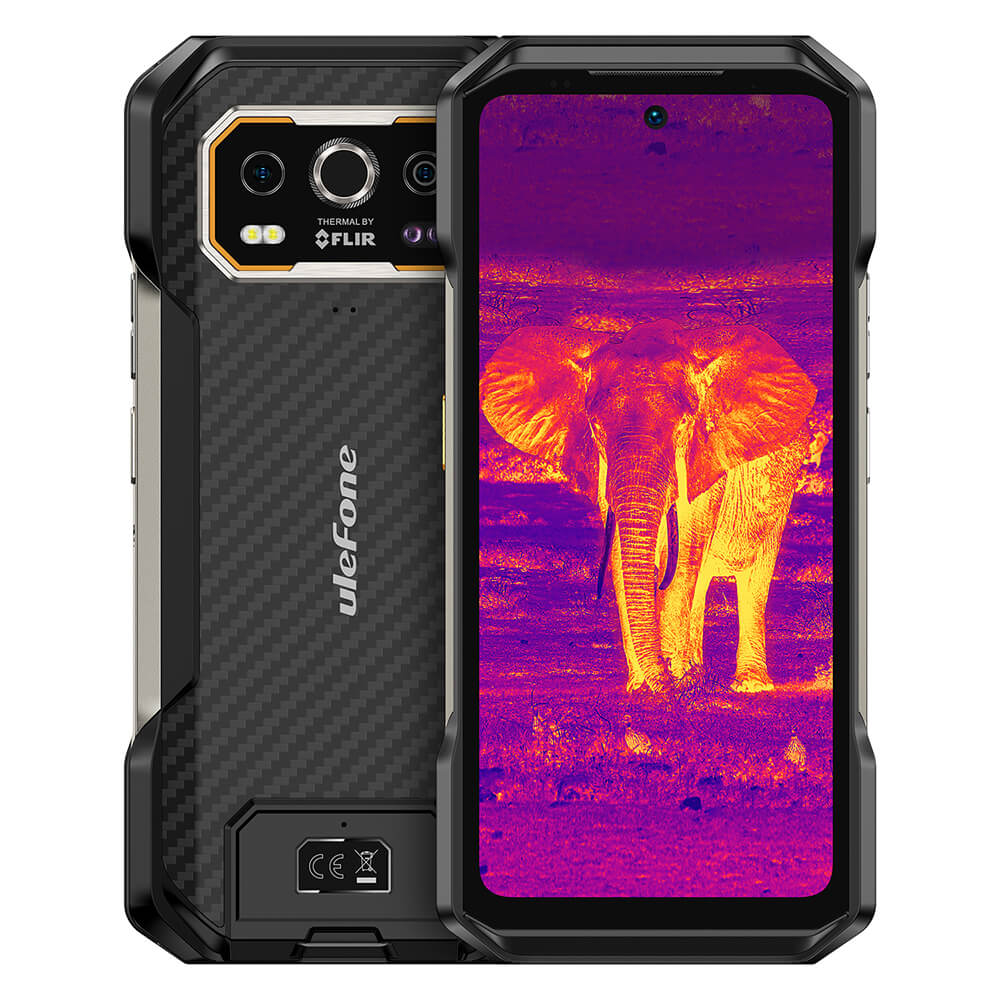 Ulefone Armor 27T Rugged Phone Thermal Imaging by FLIR, 64MP Infrared Night Vision Camera