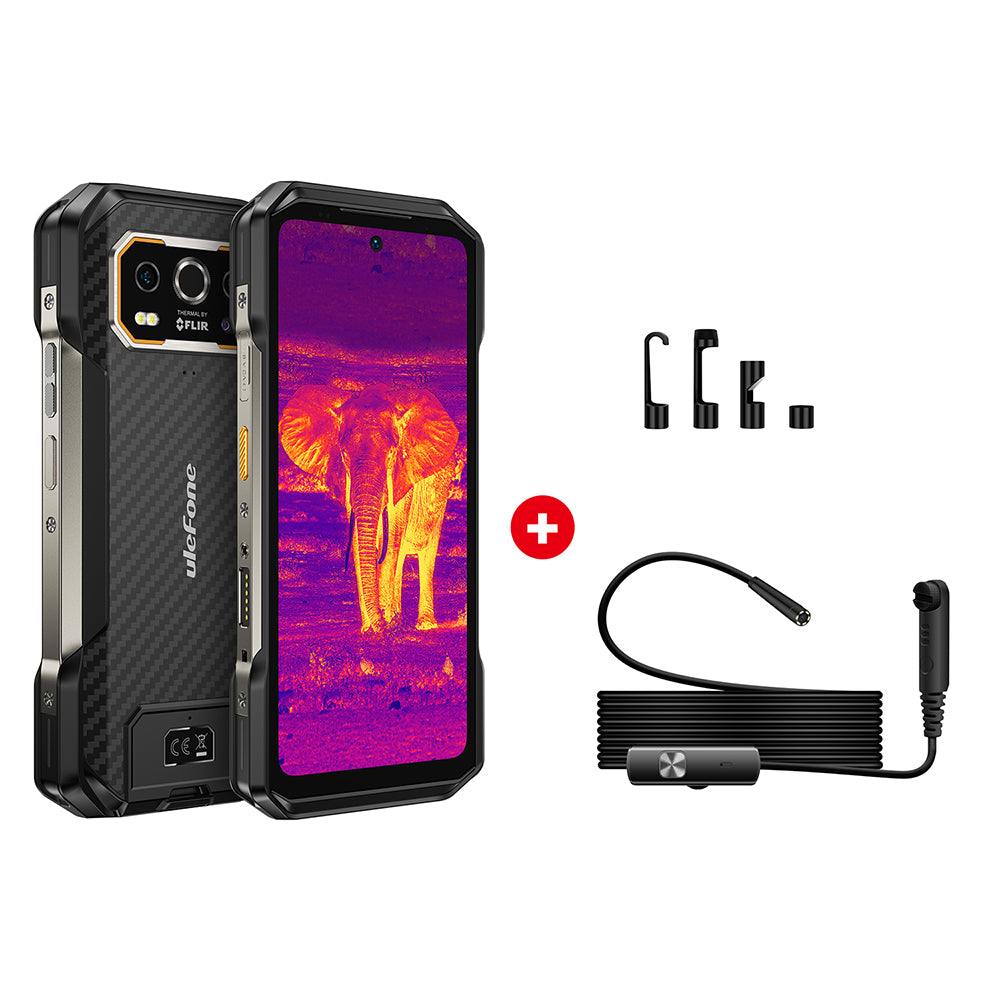 Ulefone Rugged Phone Armor 27T Black with uSmart E01