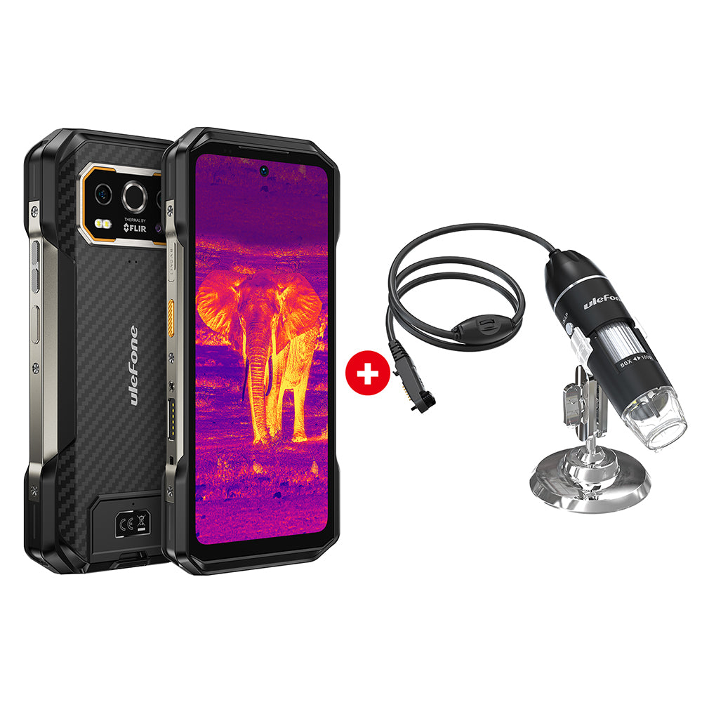 Ulefone toughest phone Armor 27T Black with uSmart C01