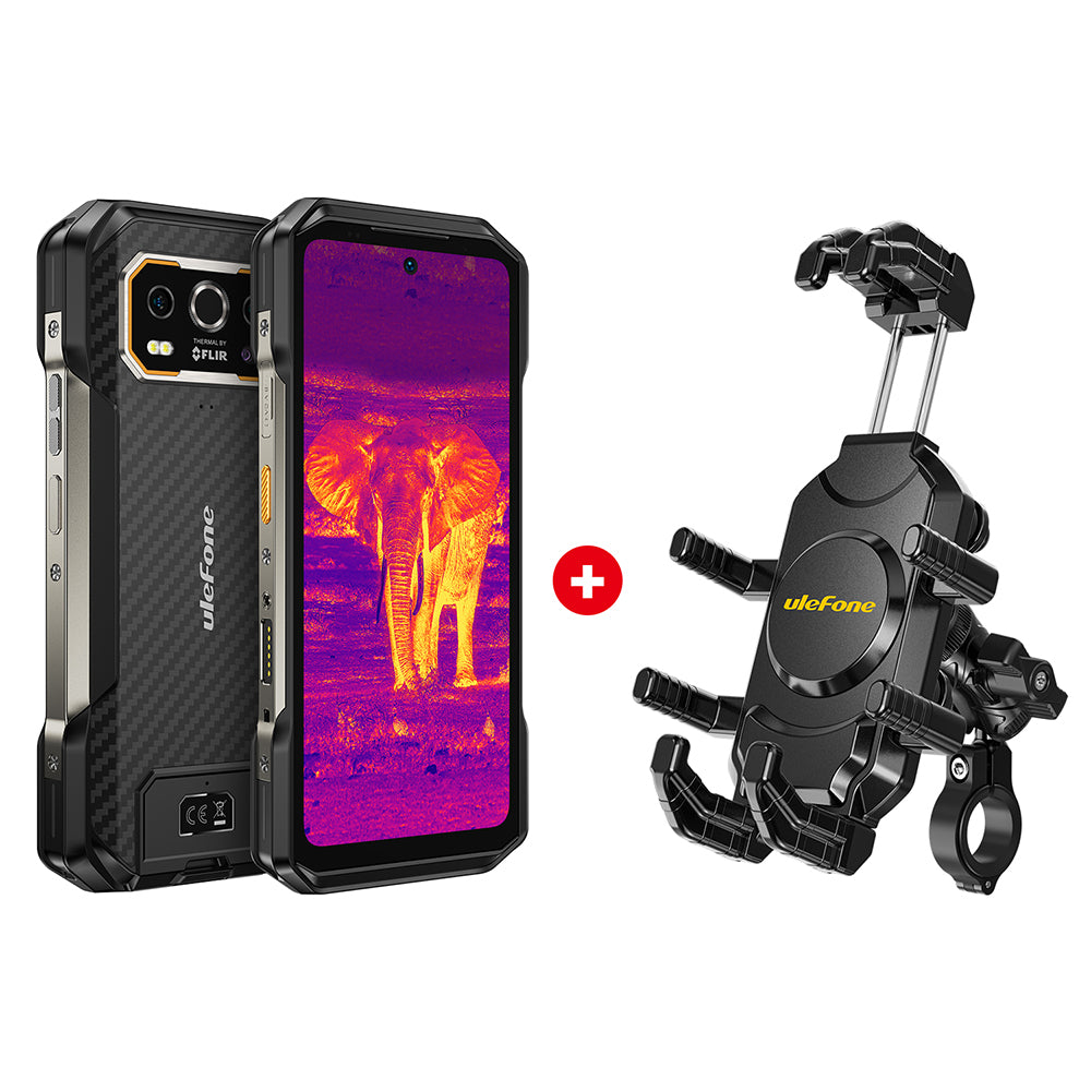 Ulefone unbreakable phone Armor 27T Black with Armor Mount Pro