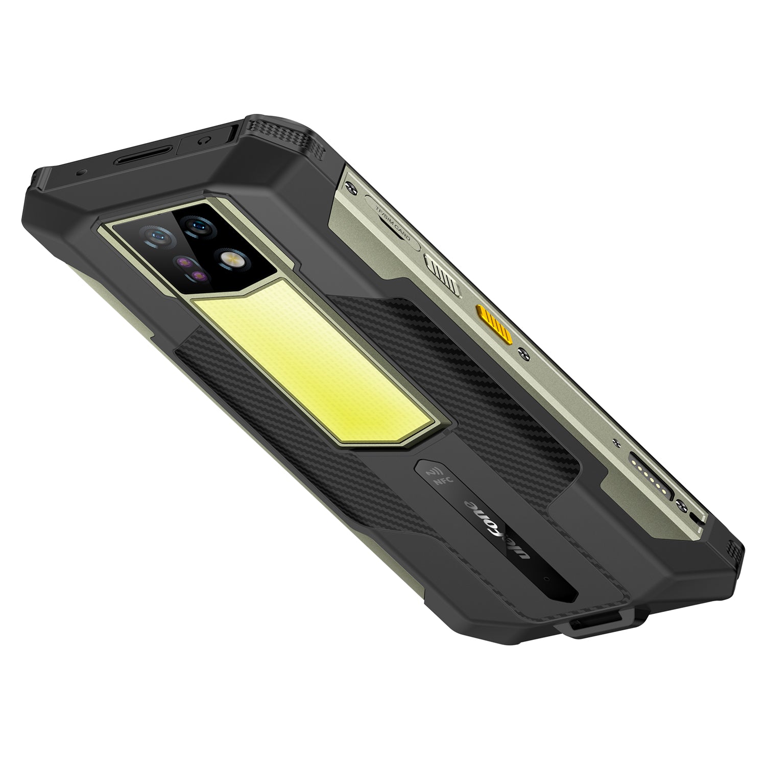 Armor 24 with Versatile Light, Built-in LED Light on the Back, Rugged Smartphone for Builders