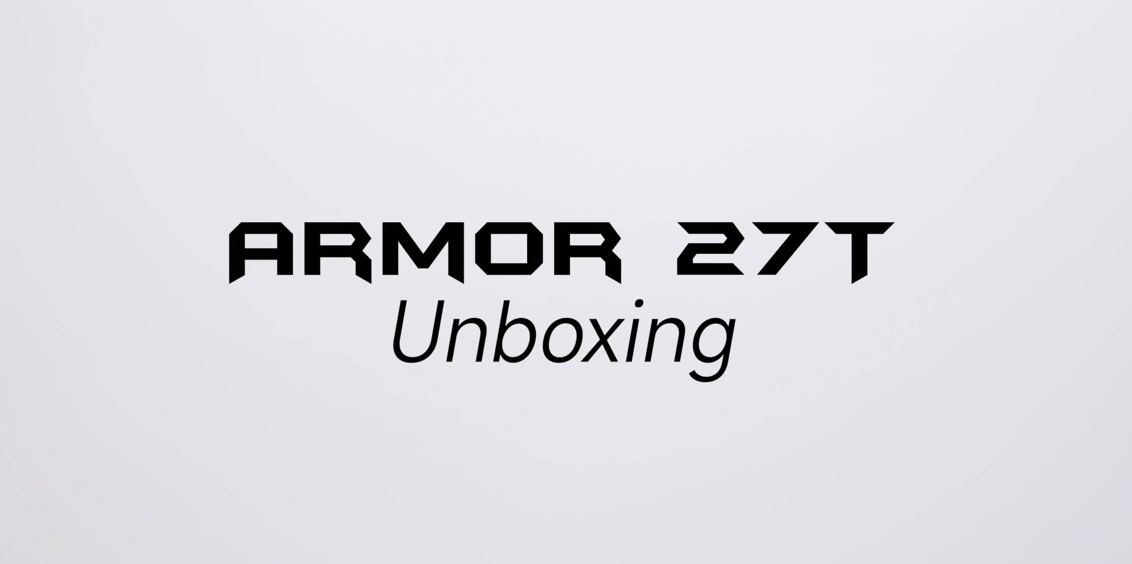 Armor 27T Rugged Smart Phone Unboxing Video