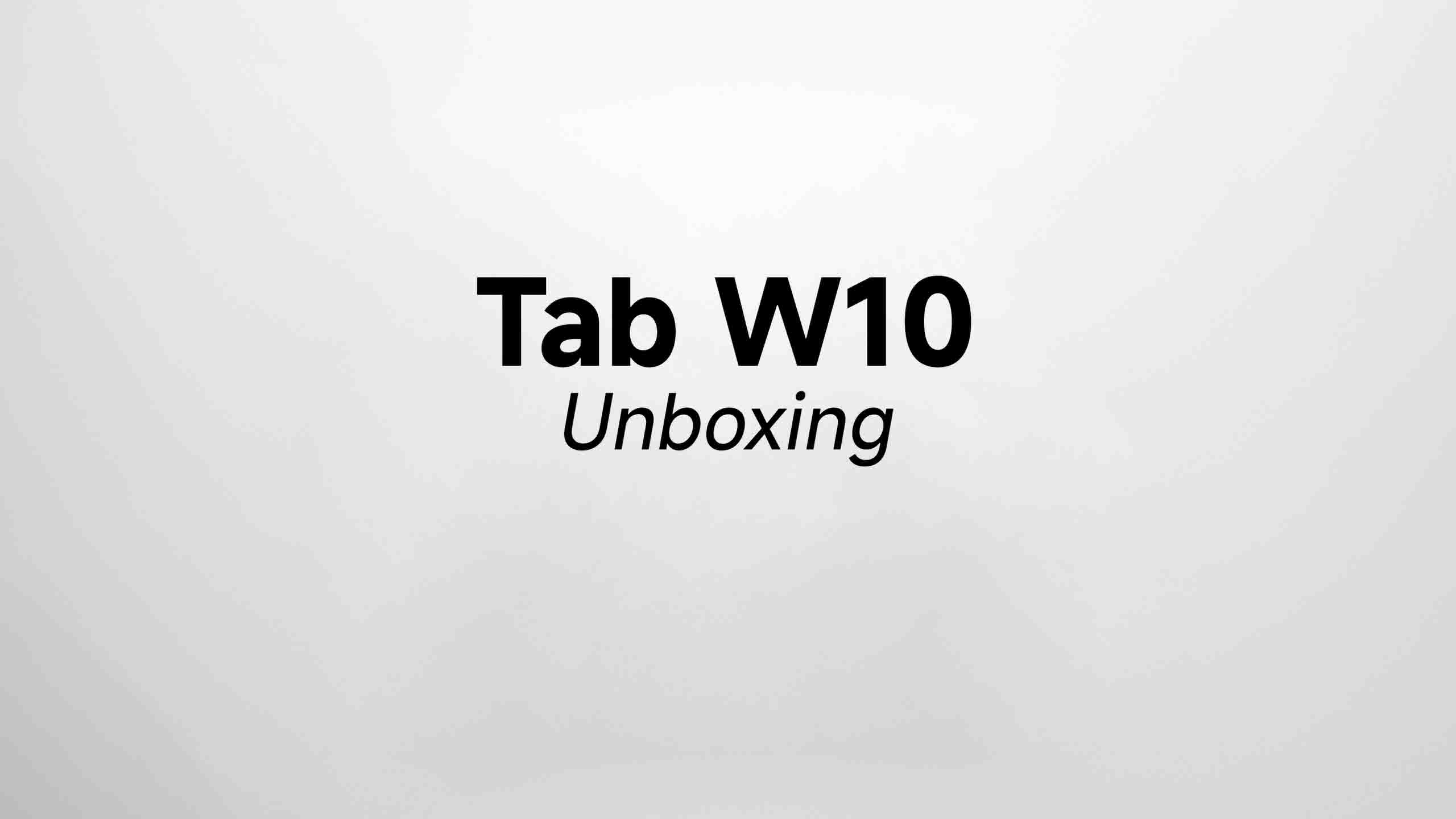 Ulefone Tab W10 Unboxing video