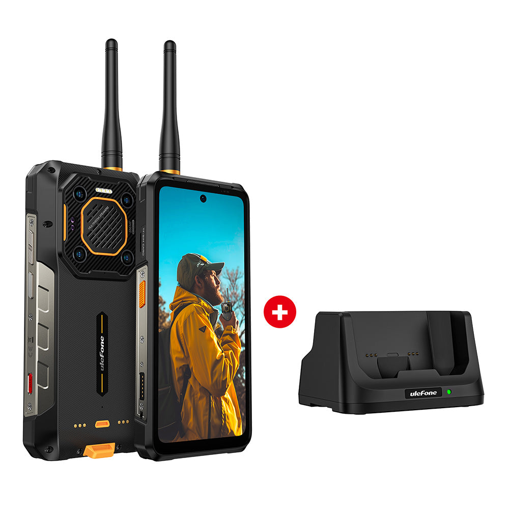 Ruggedized Smartphone Armor 26 Ultra Walkie-Talkie Phone with Dock Charger